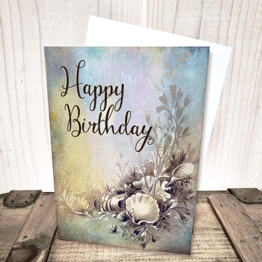 Sea Shells Birthday Card by Yesterday's Best