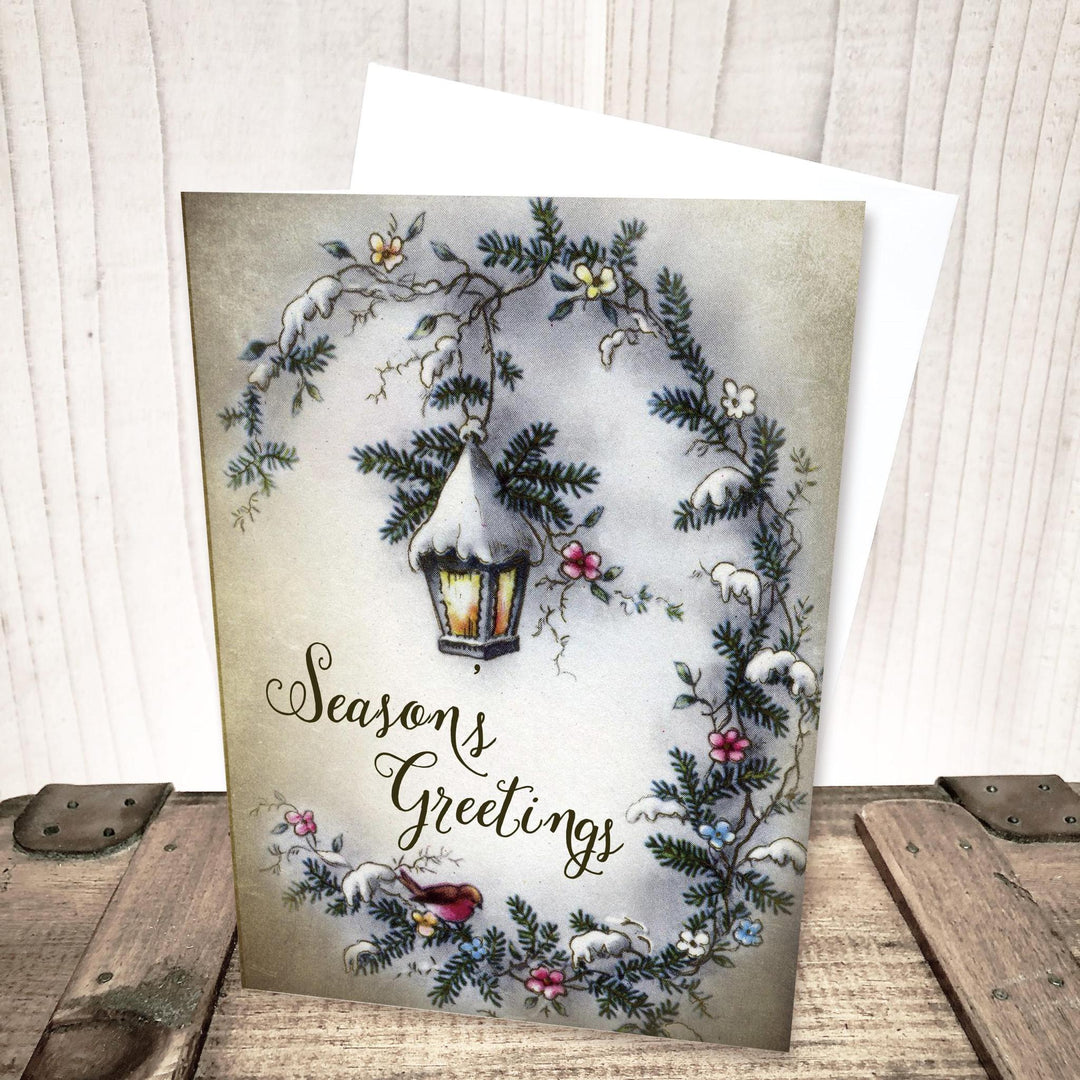 Season's Greeting's Christmas Card by Yesterday's Best
