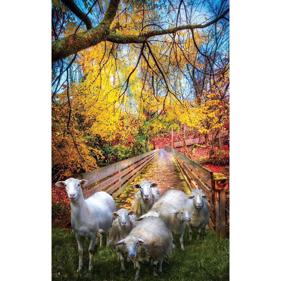Sheep Crossing 550 Piece Puzzle