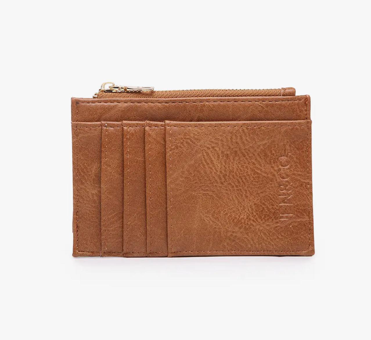 Sia Card Holder Wallet | Brown