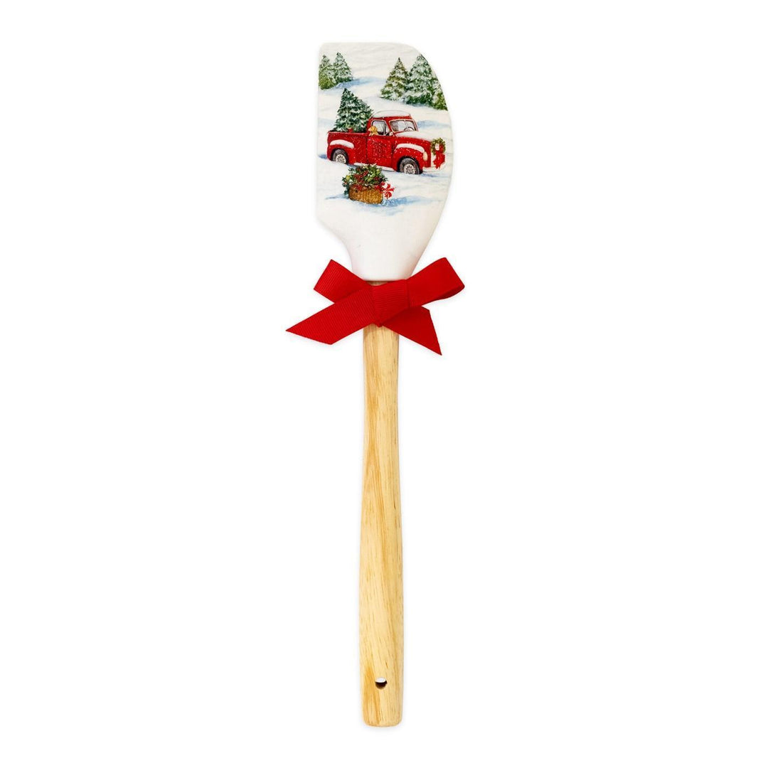 Silicone Spatula Red Truck Christmas