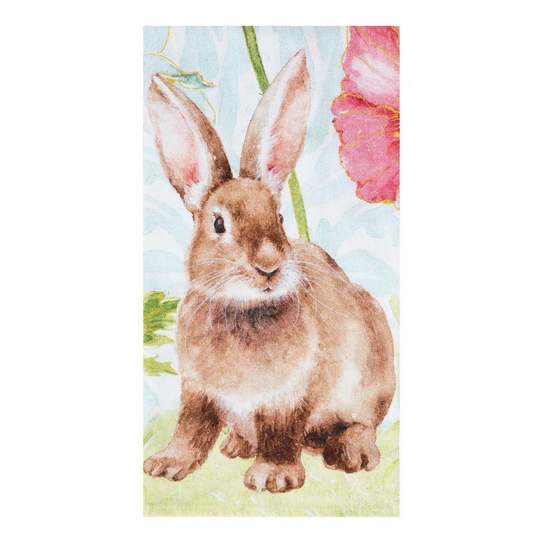 Sitting Easter Bunny Flour Sack Towel