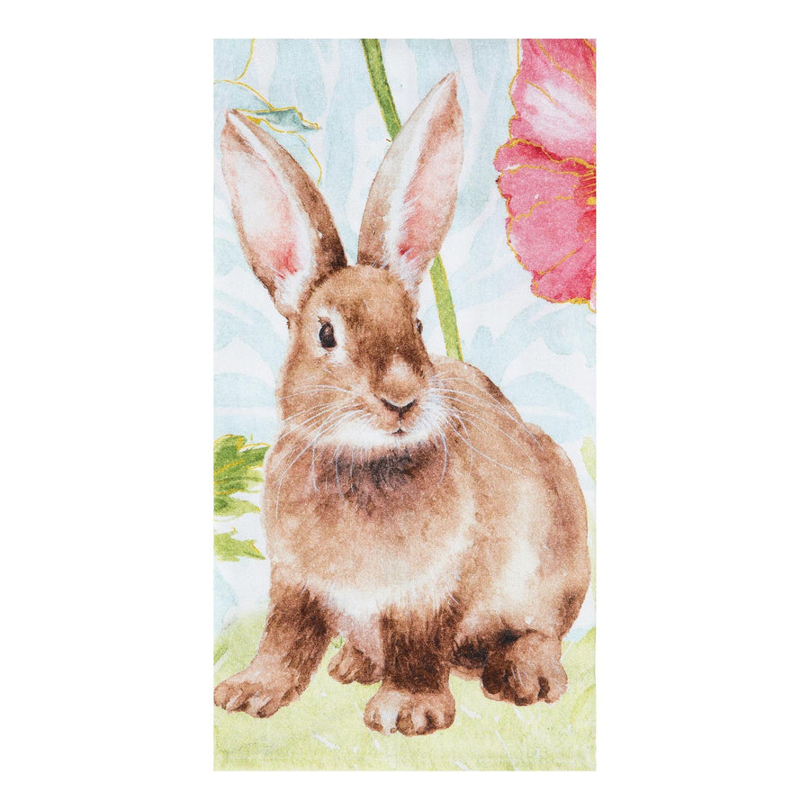 Sitting Easter Bunny Flour Sack Towel
