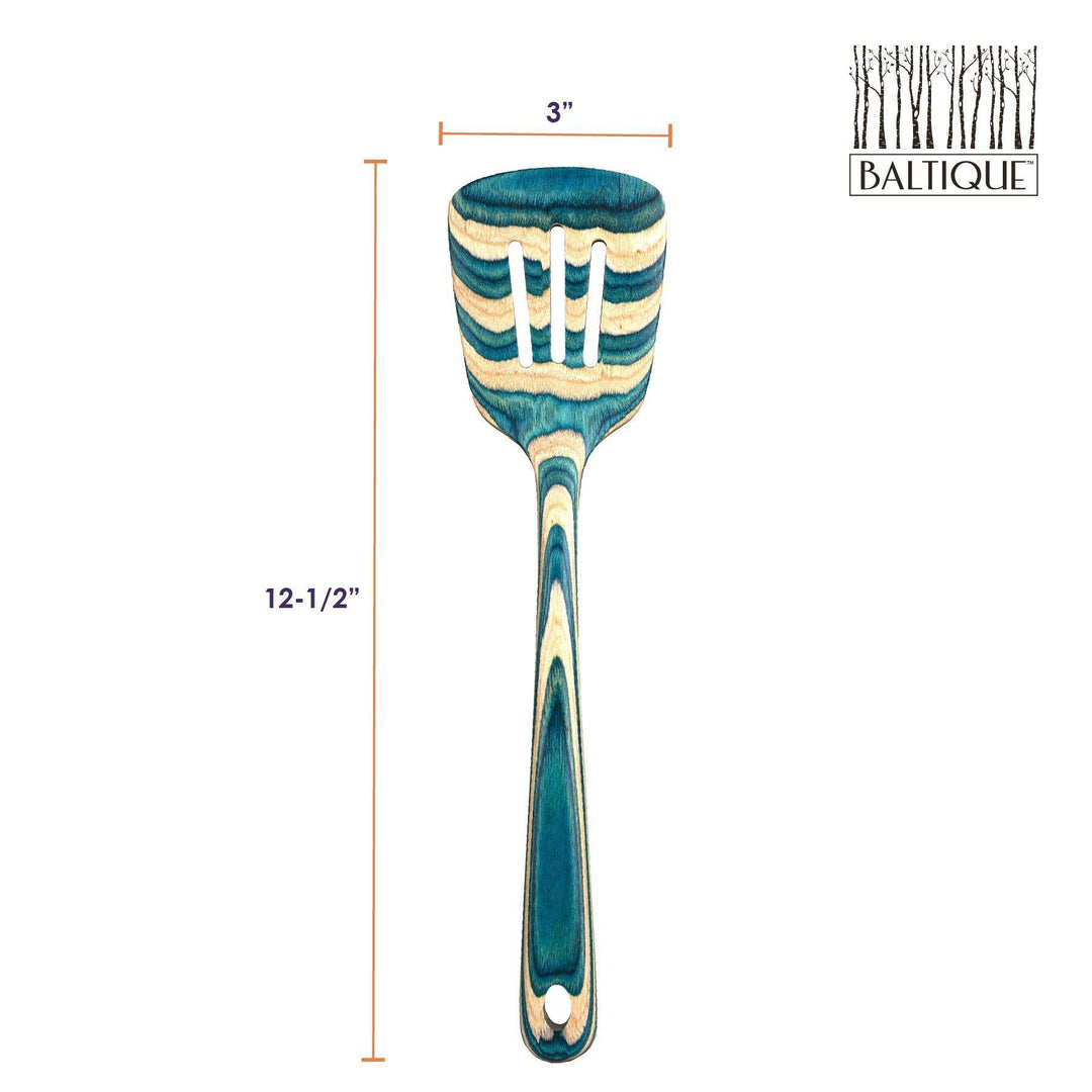 Slotted Spatula Mykonos Birched Wood Collection
