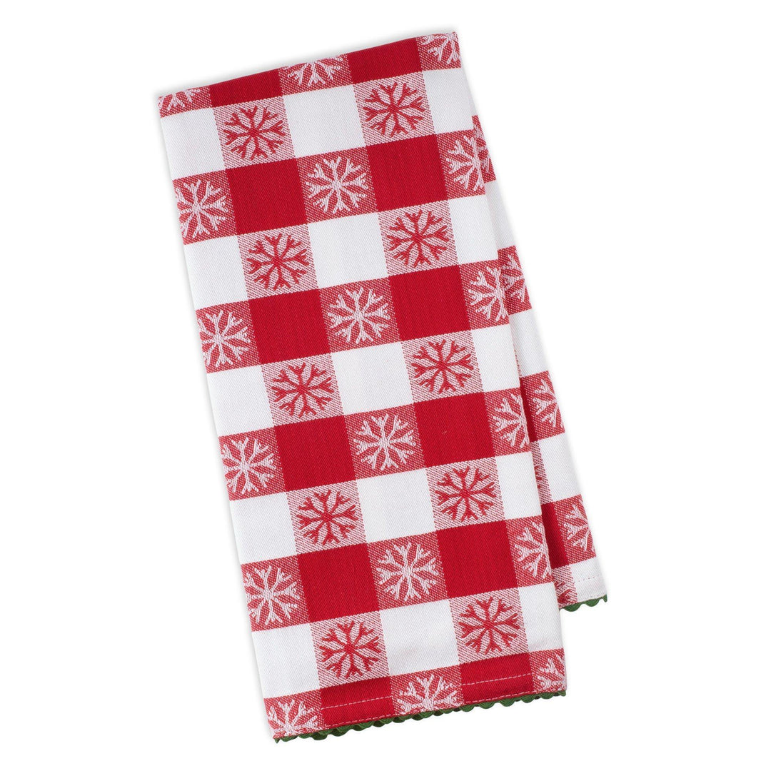 Snowflake Jacquard Kitchen Towel