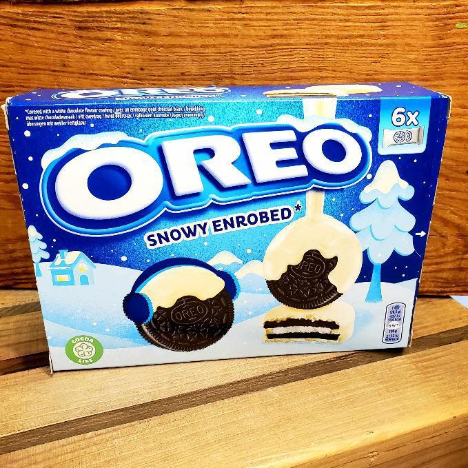 Snowy enrobed Oreo's