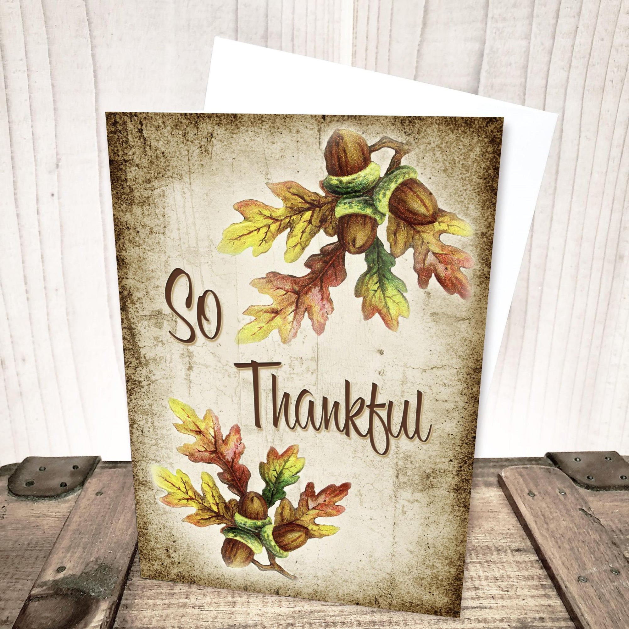 So Thankful  Thanksgiving Card by Yesterday's Best