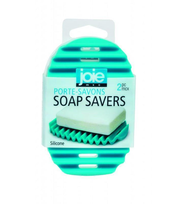Joie MSC ~ Silicone Soap Savers ~ 2 Pcs - Assorted Colors