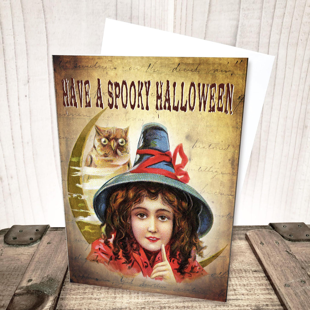 Spooky Witch Halloween Card by Yesterday's Best