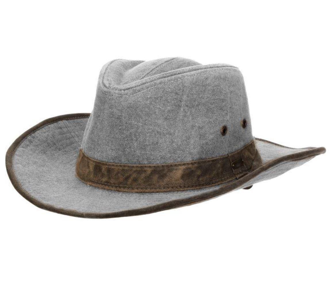 Stetson Buckthorn Cloth Safari Hat | Grey