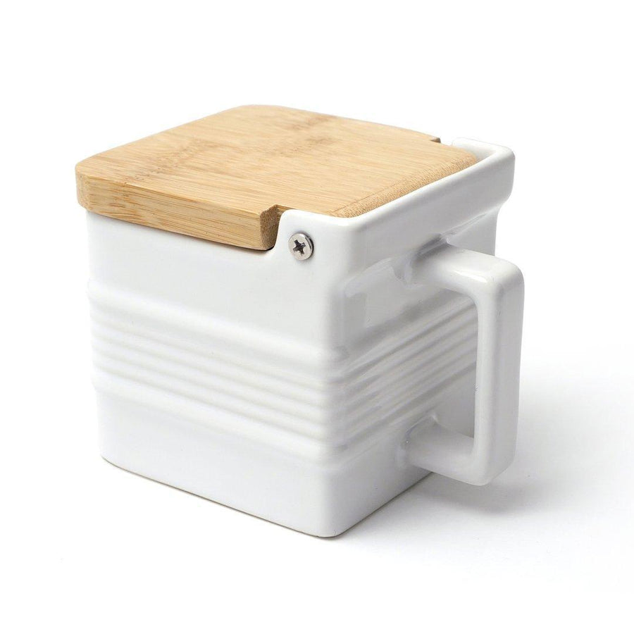 Stoneware Salt Box