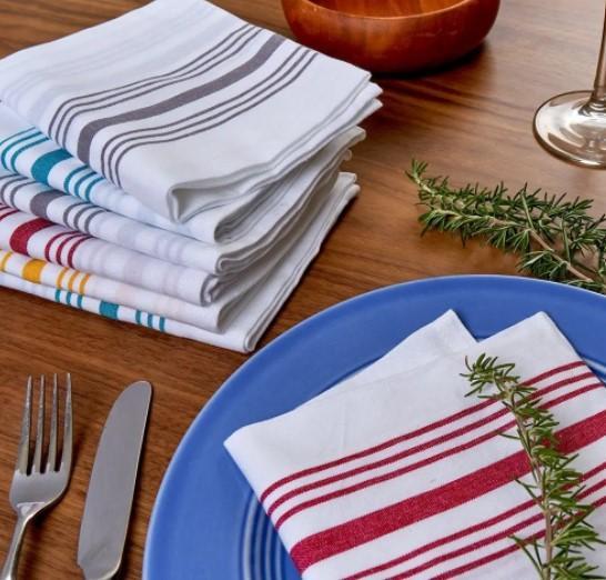 Striped Bistro Cloth Napkin