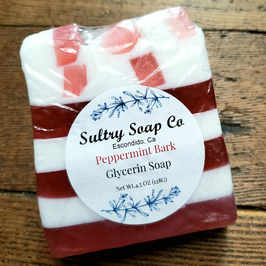 Sultry Soap Co. | Peppermint Bark Glycerin Soap