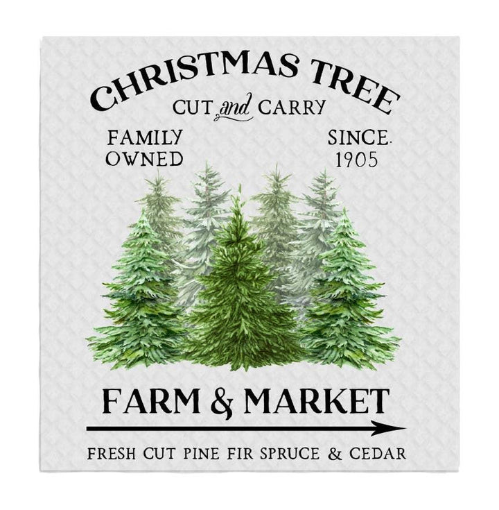 Swedish Sponge Dish Cloth Christmas Tree Farm & Market