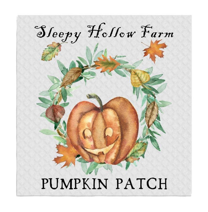 Swedish Sponge Dish Cloth Sleepy Hollow Pumpkin Farm