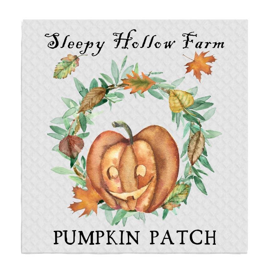 Swedish Sponge Dish Cloth Sleepy Hollow Pumpkin Farm