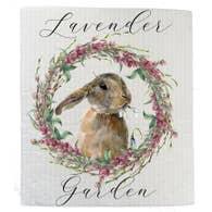 Swedish Sponge Dish Cloth | Spring Bunny Lavender Garden