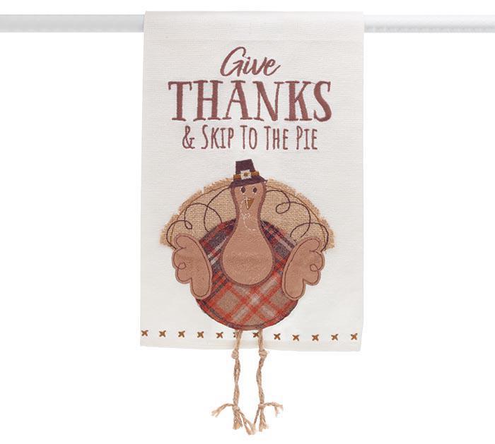 Tea Towel | Give Thanks & Skip to the Pie