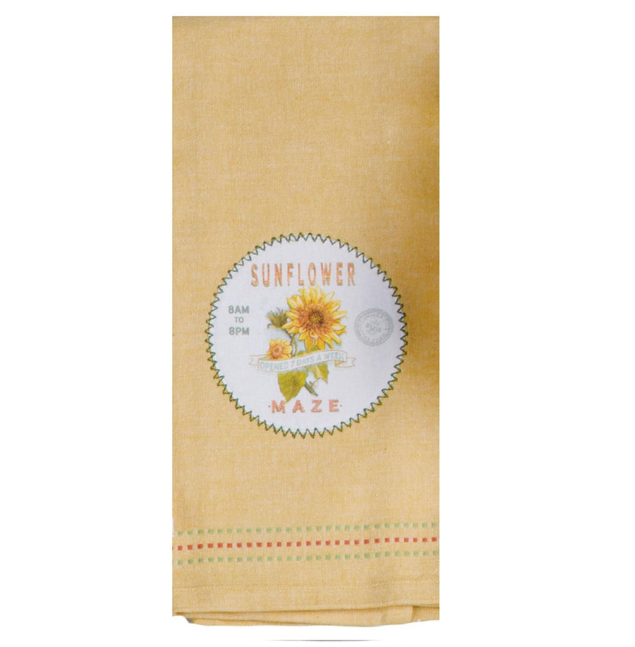 Tea Towel | Sunflower Maze