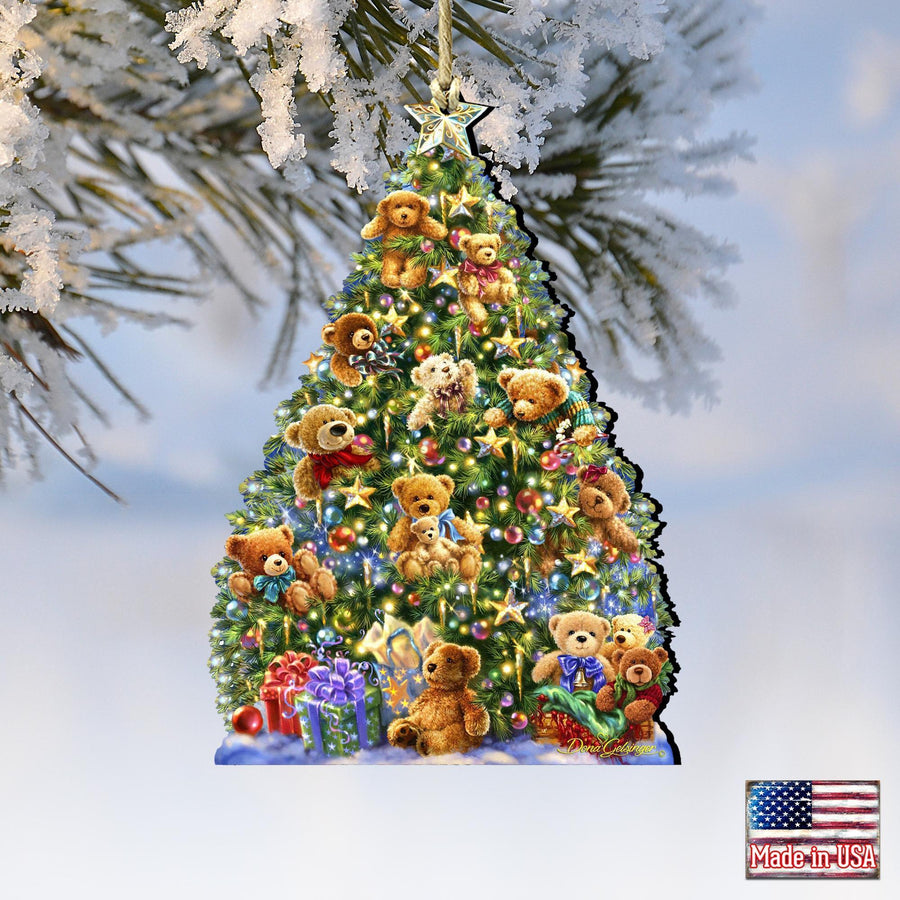 Teddy Bear Tree Keepsake Decorative Christmas Ornament