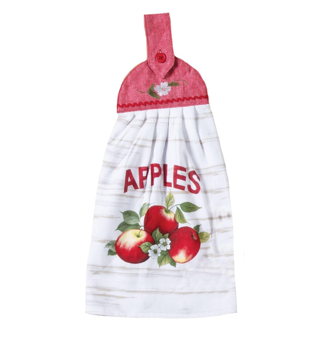 Terry Cloth Tie Towel | Apple Picking
