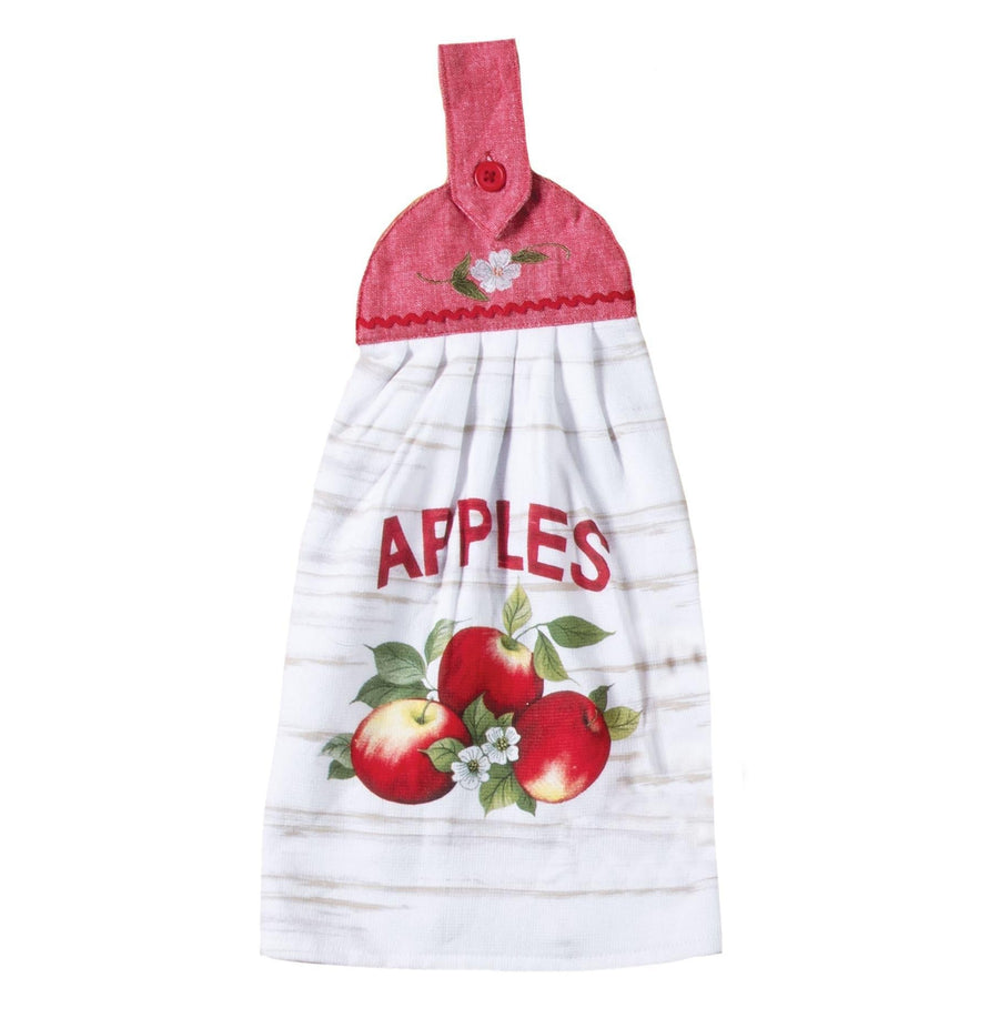 Terry Cloth Tie Towel | Apple Picking