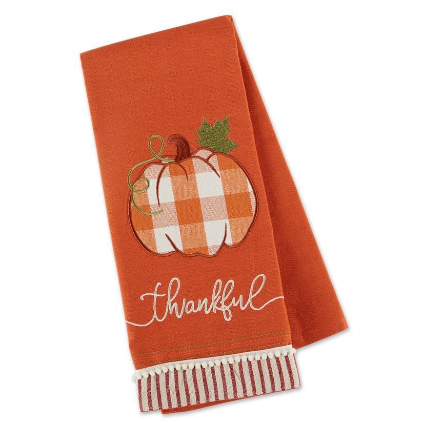 Thankful Embellished Kitchen Towel