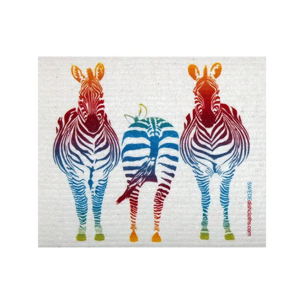 The Original SWEDEdishcloth | Colorful Zebras