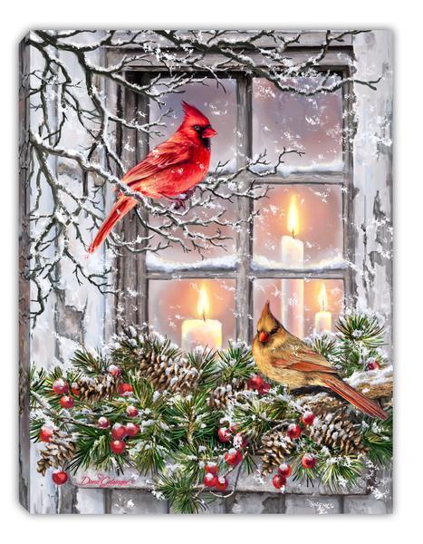 Together for Christmas - Lighted Tabletop Canvas