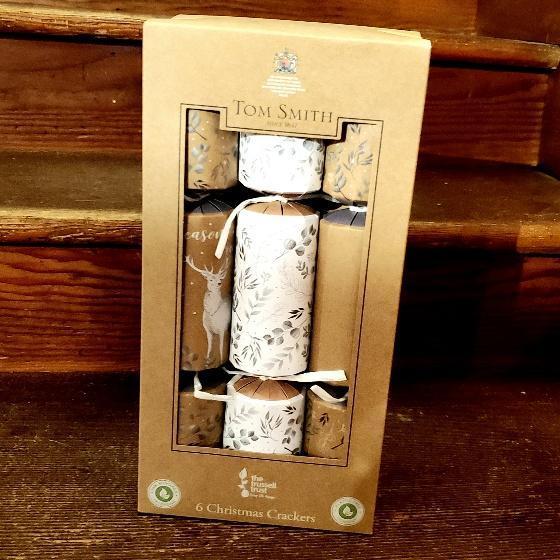 Tom Smith Christmas Crackers | Kraft Deer Seasons Greetings