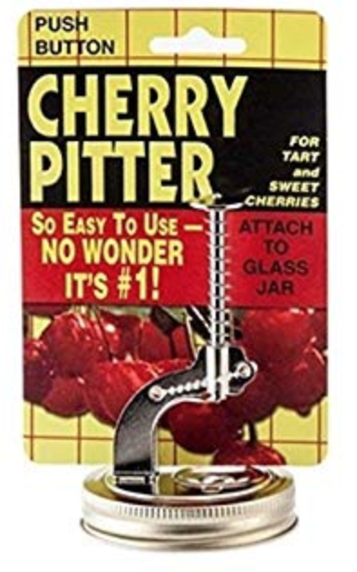 Tony's Push Button Cherry Pitter for Mason Jar