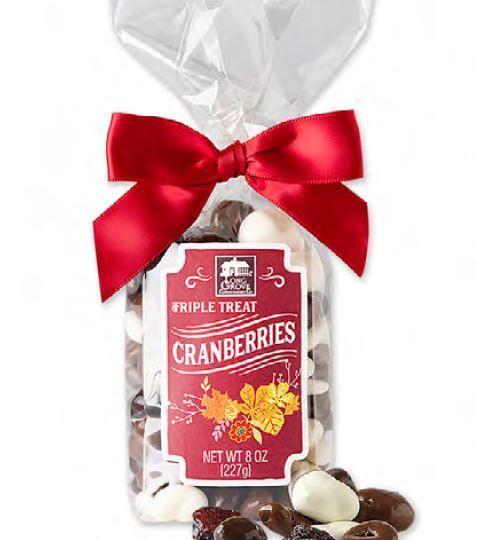 Triple Treat Chocolate Cranberries