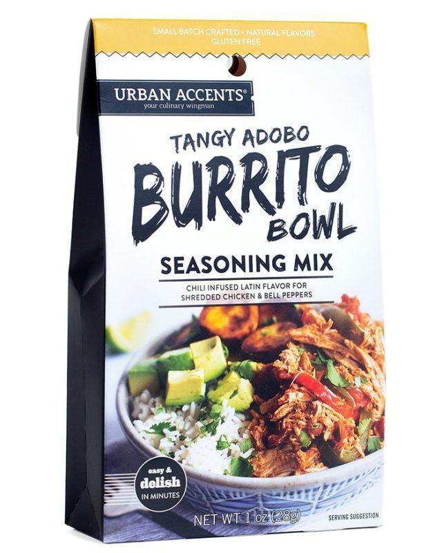 Urban Accents Seasoning Mix | Tangy Adobo Burrito Bowl