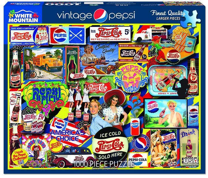 Vintage Pepsi1000 Piece Jigsaw Puzzle by White Mountain Puzzles
