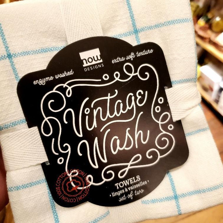 Vintage Wash Towels (Set of 2)