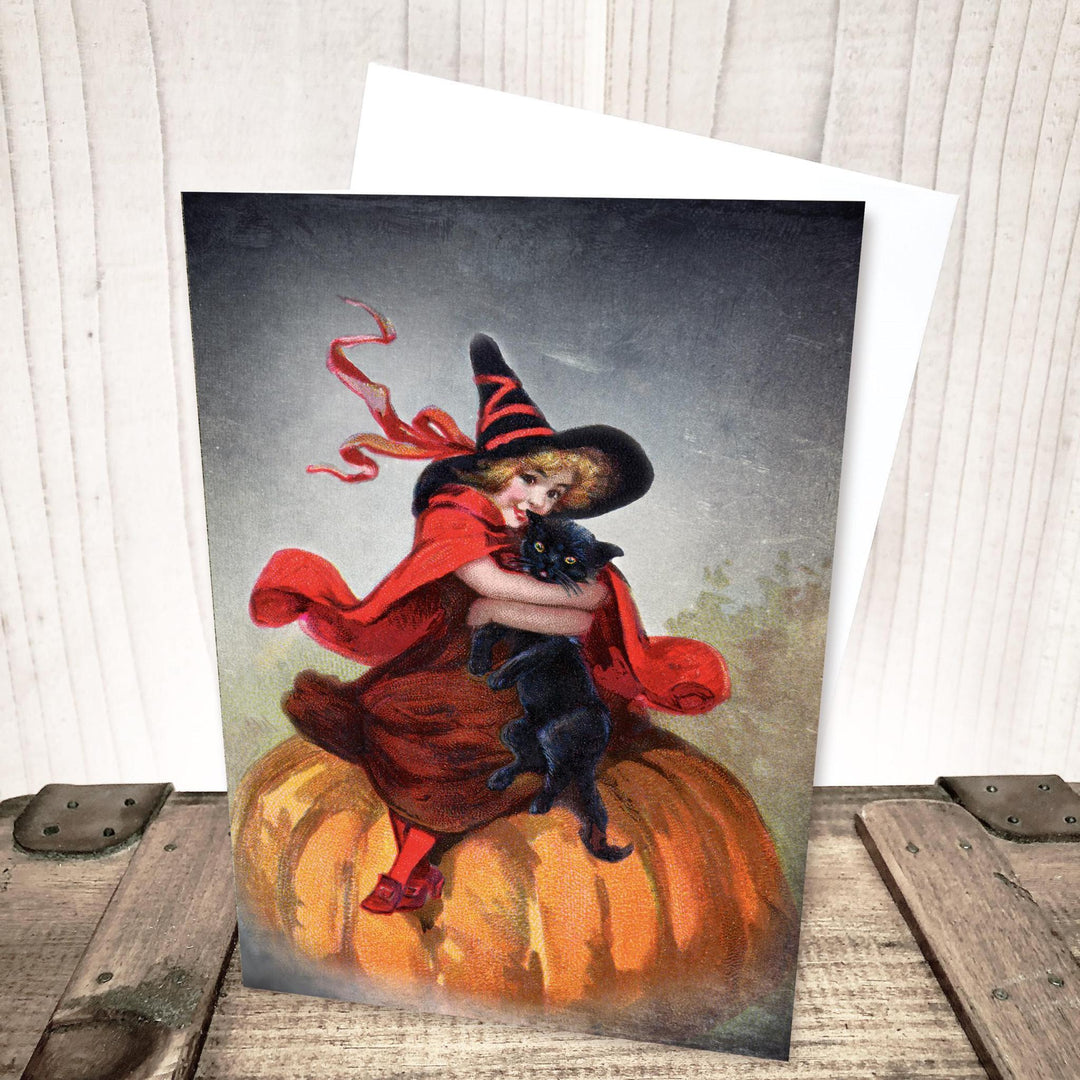 Vintage Witch Halloween Card by Yesterday's Best