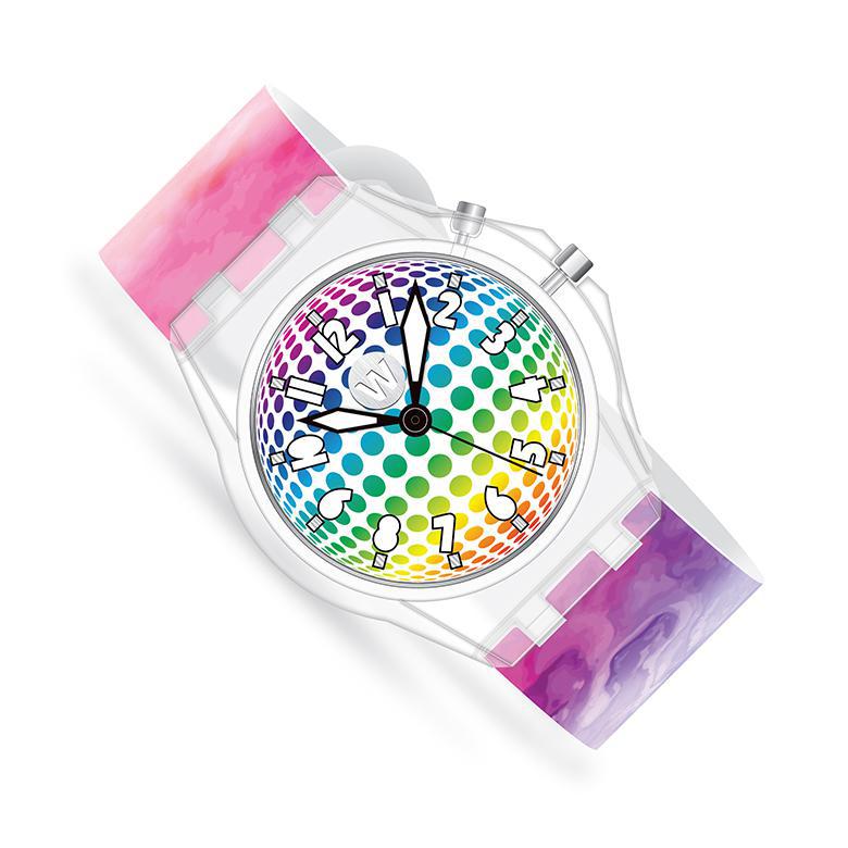 Watchitude Glow Light Up Watch | Rainbow Tie Dye