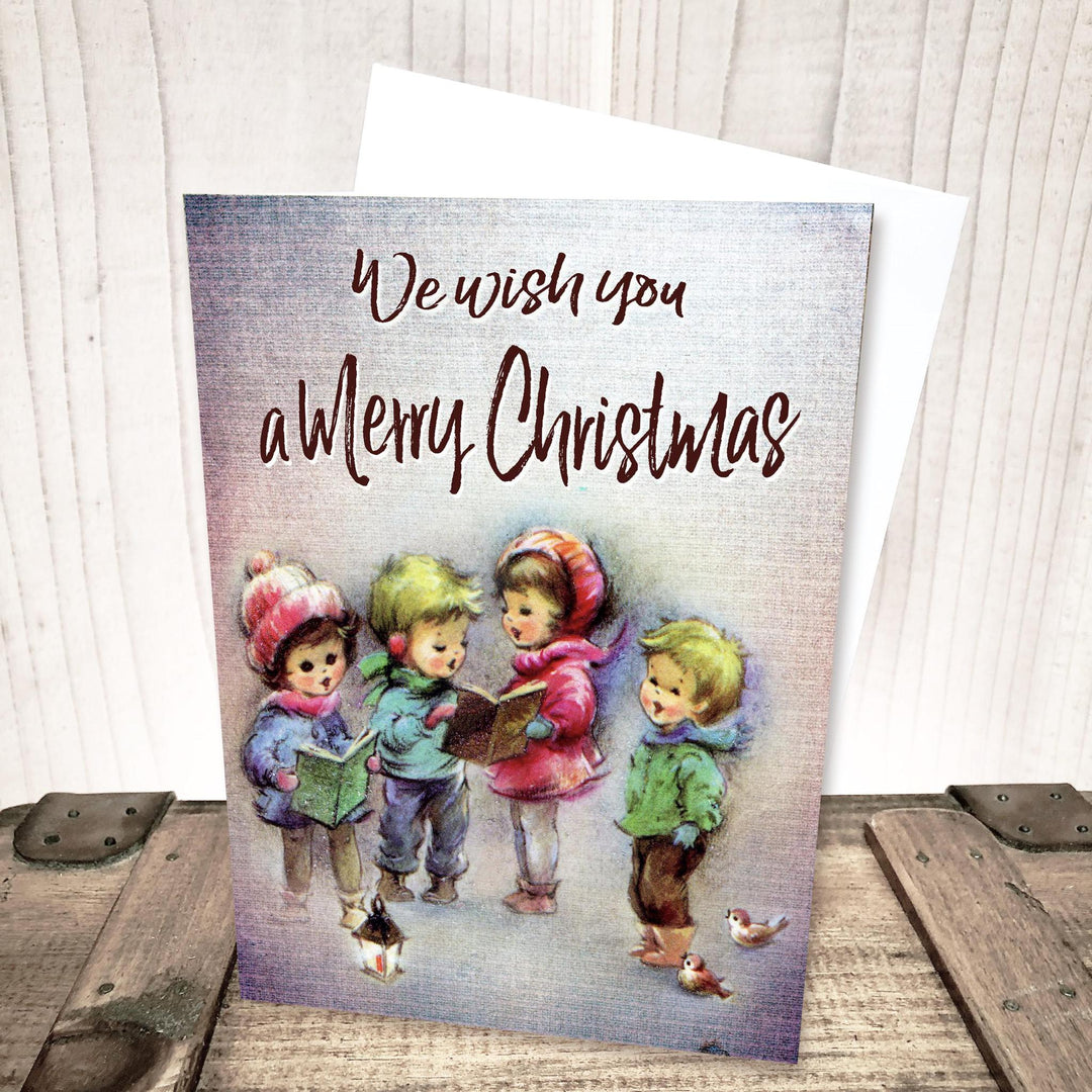 We Wish You a Merry Christmas Card by Yesterday's Best
