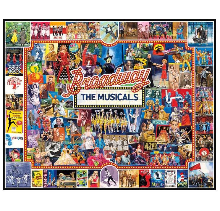 White Mountain Jigsaw Puzzle | Broadway the Musicals 1000 Piece