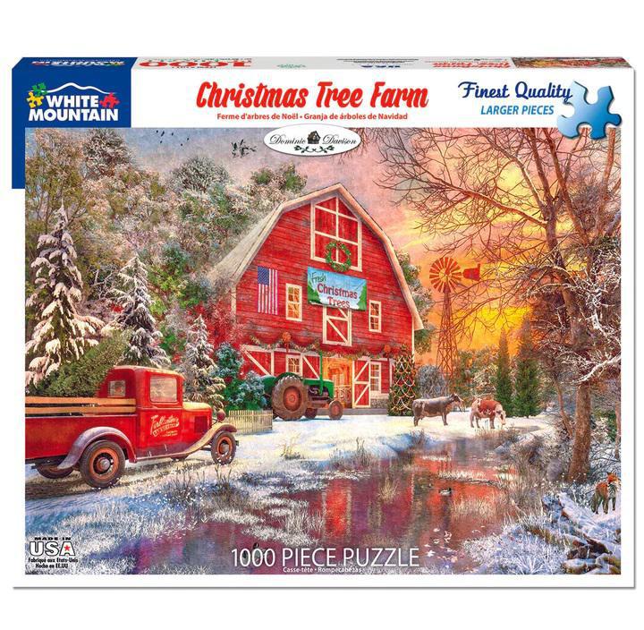 White Mountain Jigsaw Puzzle | Christmas Tree Farm 1000 Piece