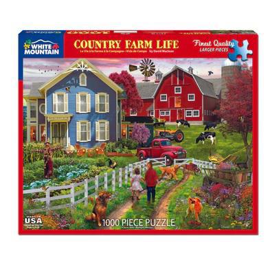 White Mountain Jigsaw Puzzle | Country Farm Life 1000 Piece