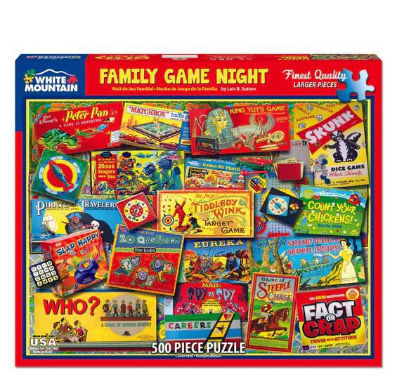 White Mountain Jigsaw Puzzle | Family Game Night 500 Piece
