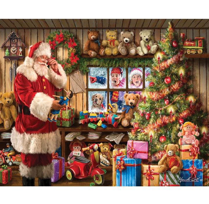 White Mountain Jigsaw Puzzle | Look, It's Santa 1000 Piece