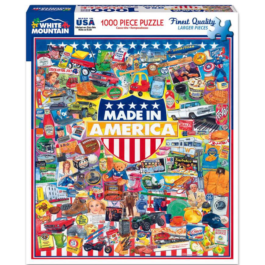 White Mountain Jigsaw Puzzle | Made in America 1000 Piece