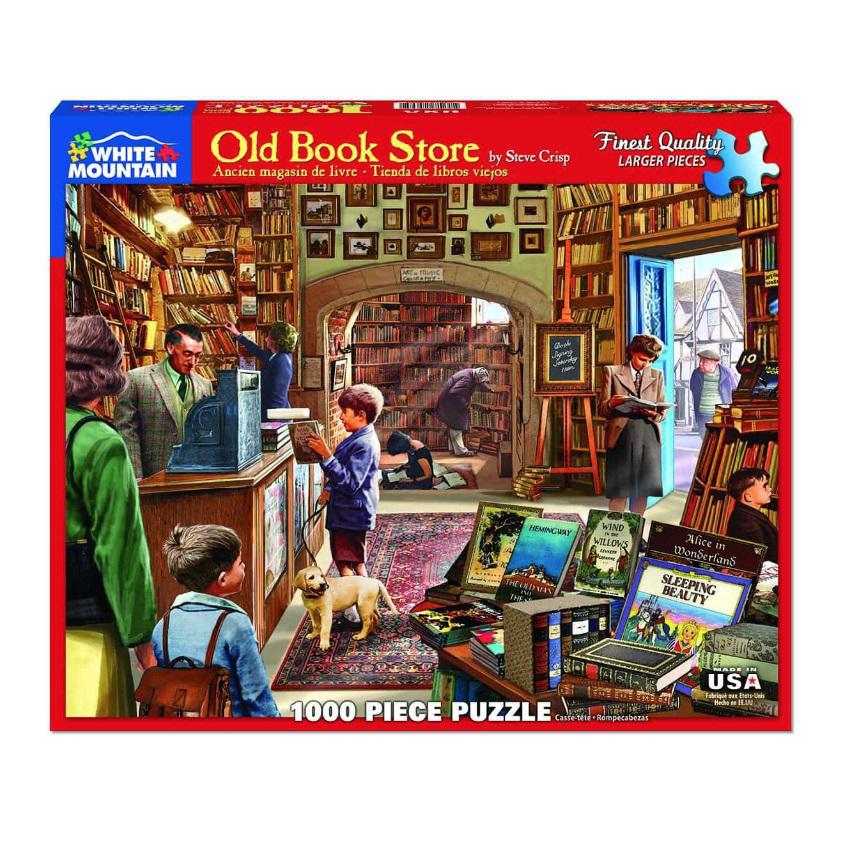 White Mountain Jigsaw Puzzle | Old Book Store 1000 Piece
