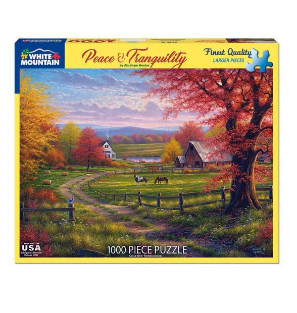 White Mountain Jigsaw Puzzle | Peace & Tranquility 1000 Piece – Golden ...