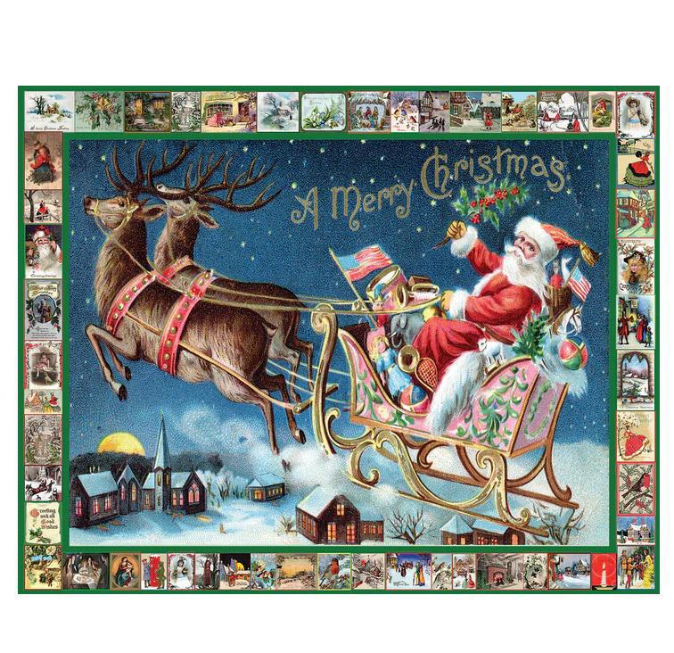 White Mountain Jigsaw Puzzle | Santa's Sleigh 1000 Piece