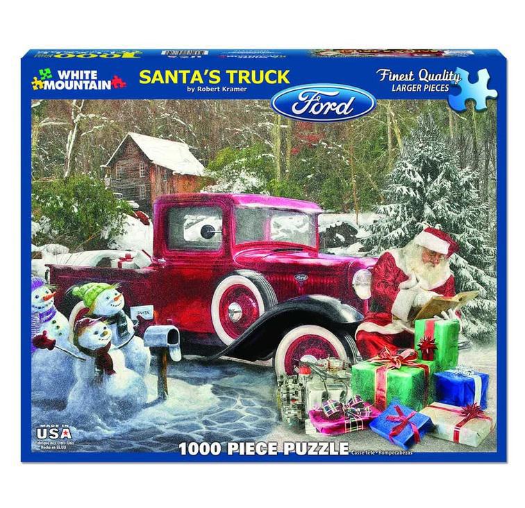 White Mountain Jigsaw Puzzle | Santa's Truck 1000 Piece