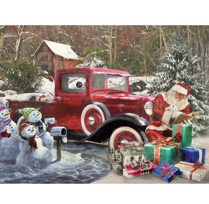White Mountain Jigsaw Puzzle | Santa's Truck 1000 Piece