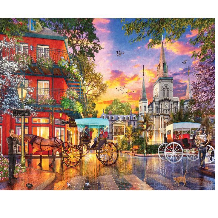 White Mountain Jigsaw Puzzle | Sunset in New Orleans 1000 Piece